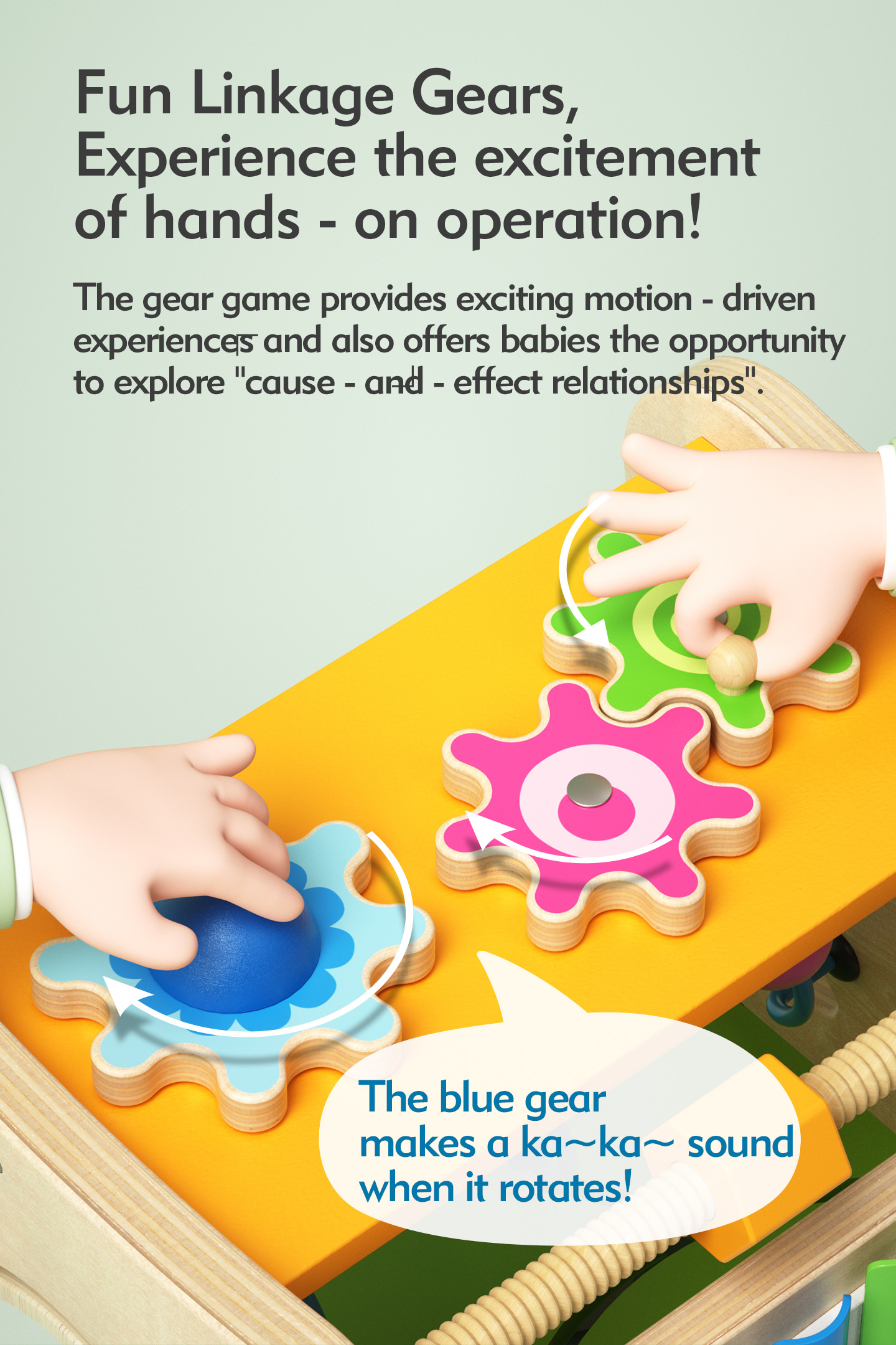 Montessori Wooden Educational Toys for Toddlers 1-2 Years Sensory Multi-Functional Activity Box