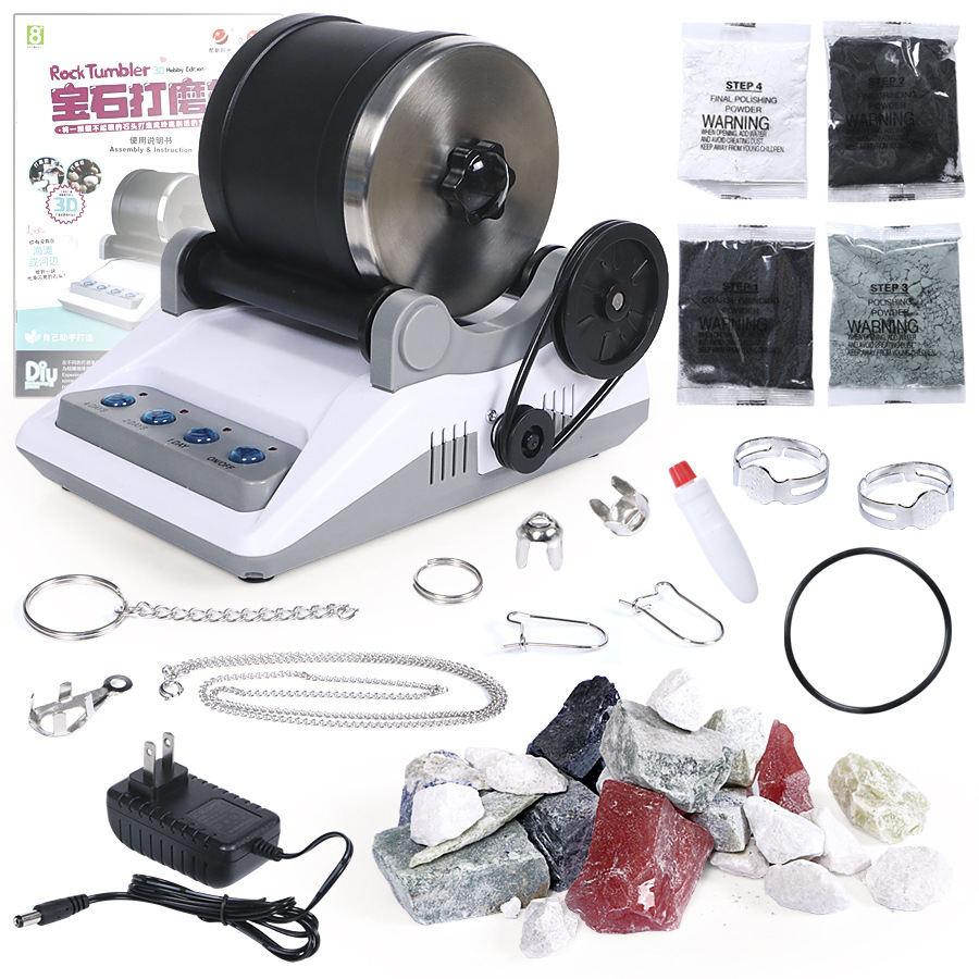 Kids DIY Gem Polishing Machine Science Experiment Educational Toy