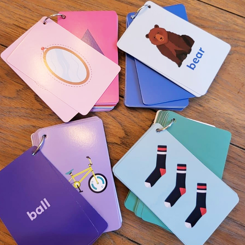 Custom Printed Learning Flash Cards Custom Education Printing Services Flash Card For Kids