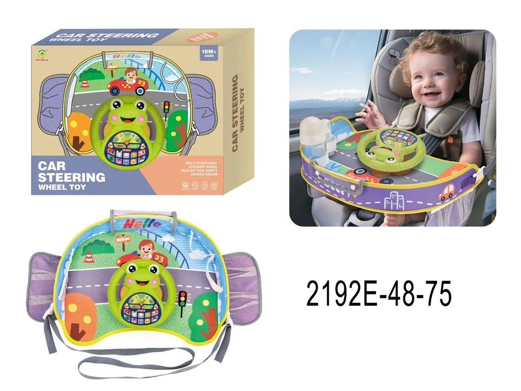 Early Childhood Education Interactive Learning Machine Kid's Steering Wheel Toy Detail 9