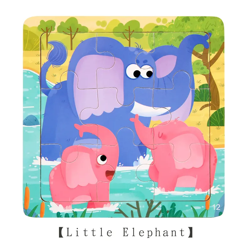 Children's Wooden Jigsaw Puzzle Playtime