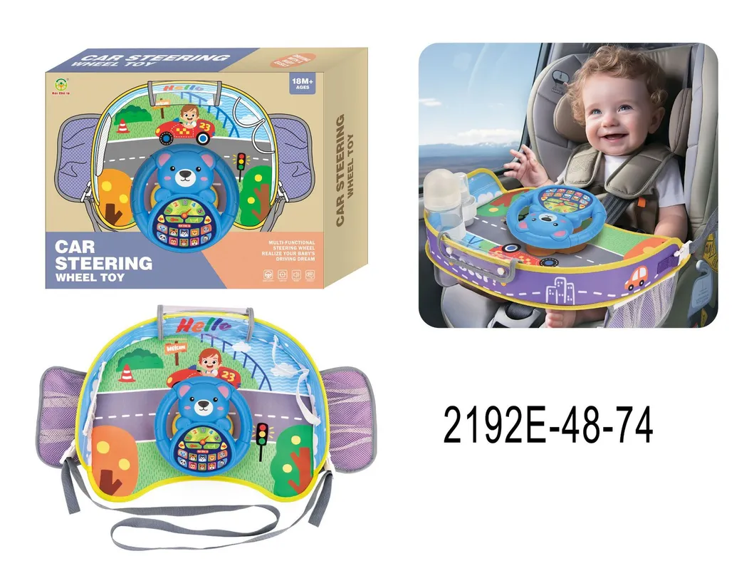 Early Childhood Education Interactive Learning Machine Kid's Steering Wheel Toy Detail 8