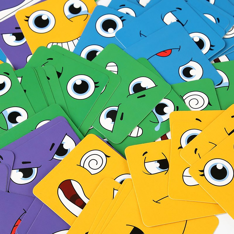 Emotional Rotation Cube - Interactive Learning Toy for Children's Emotional Development