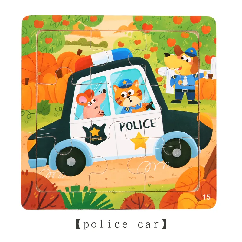 Children's Wooden Jigsaw Puzzle Safe Edges