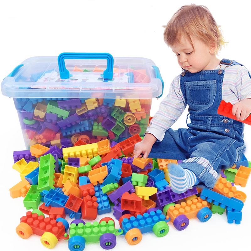Children's Toys DIY Building Blocks, Baby Early Education Educational Toys, Assembled DIY Hot Toys