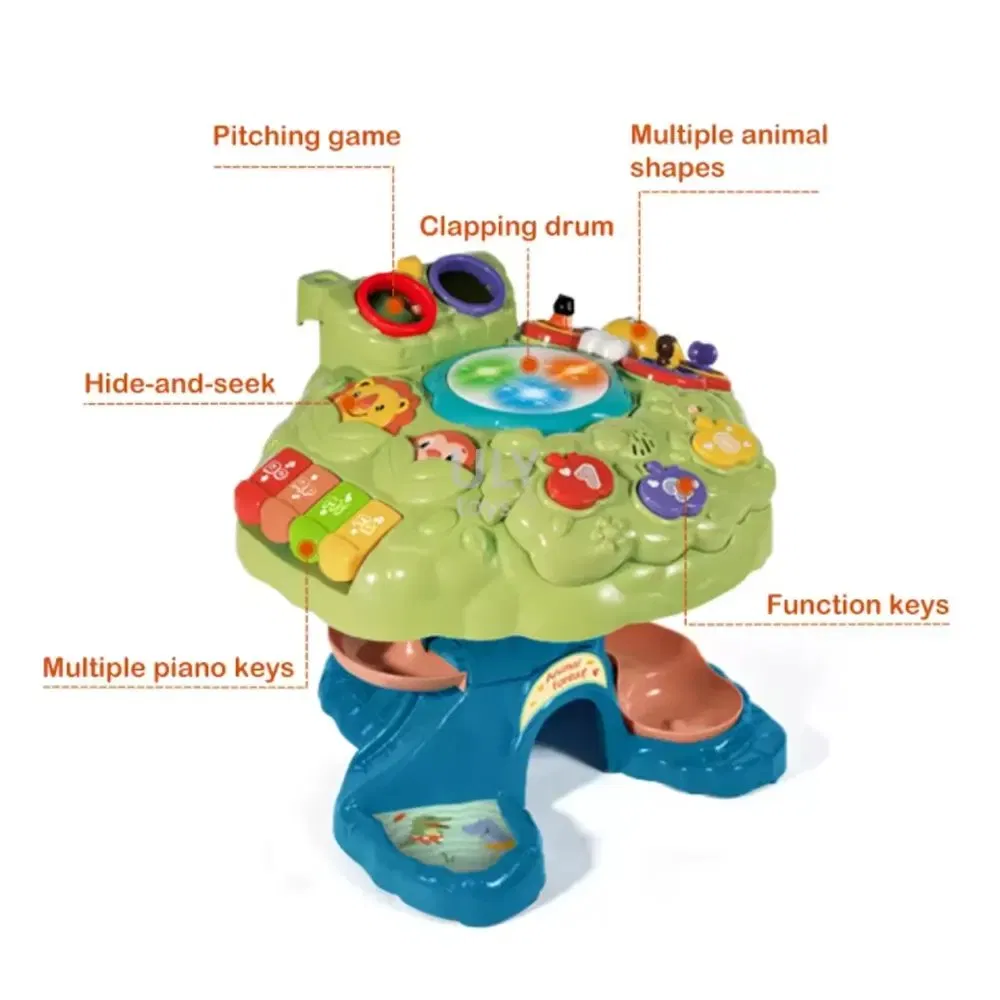 Hot Sale Early Learning Toys Educational Battery Operated Musical Multifunction Baby Wisdom Tree Toy