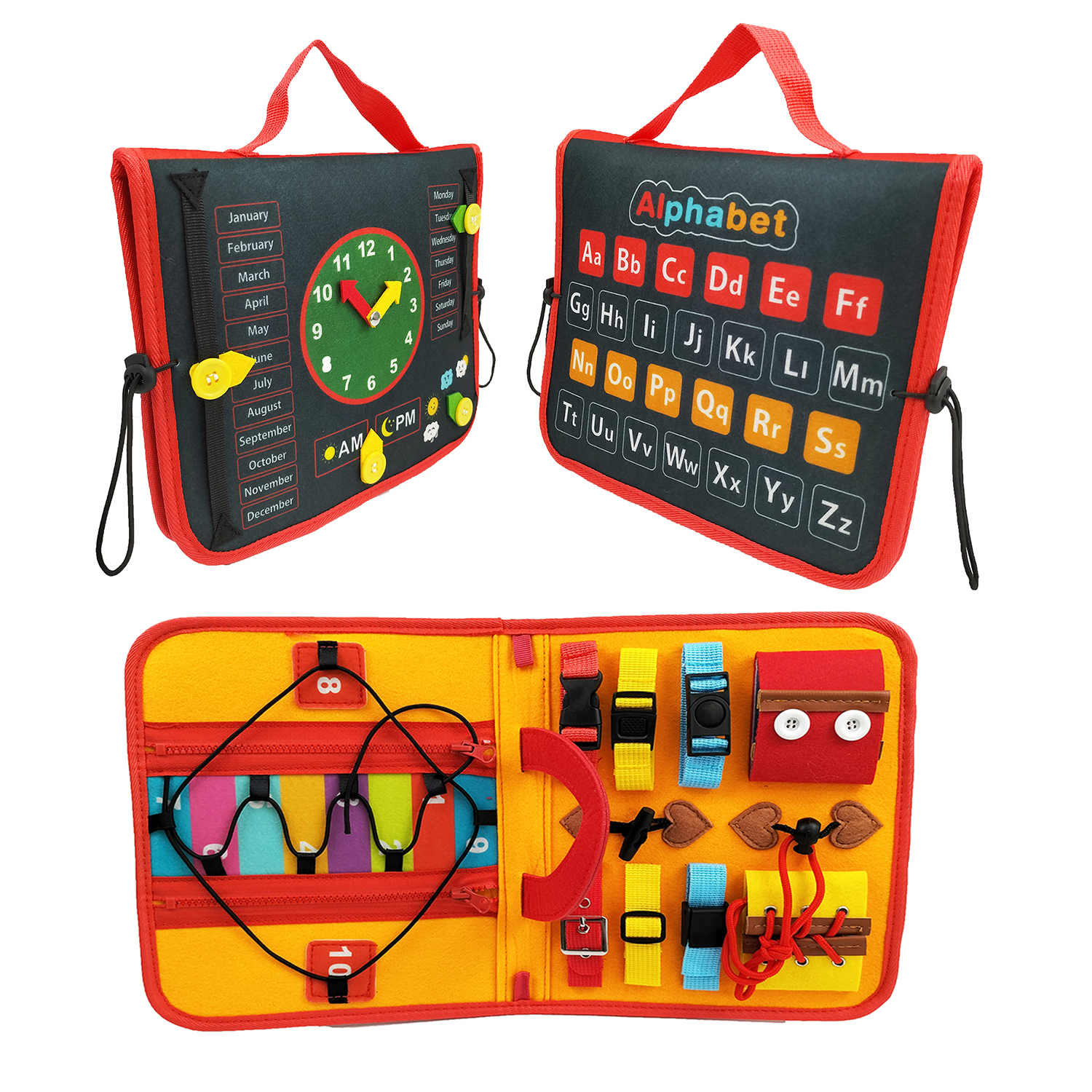 Felt Toddler busy board