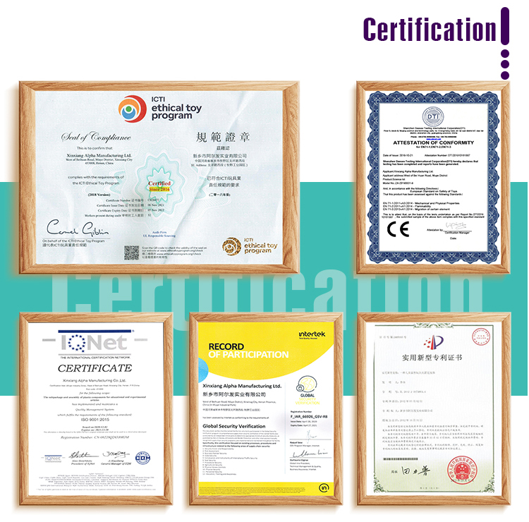 Product Quality Certifications