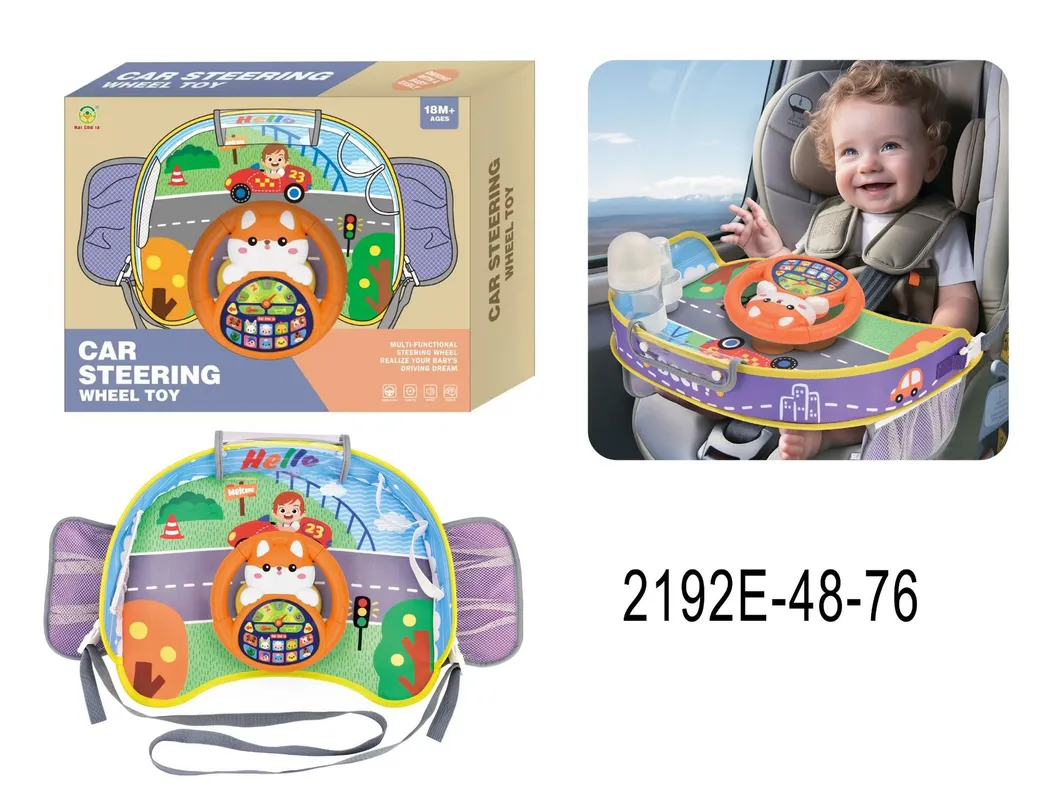 Early Childhood Education Interactive Learning Machine Kid's Steering Wheel Toy Detail 4