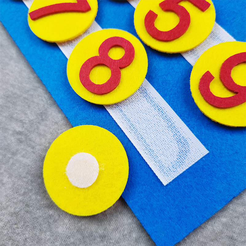 Children Counting Early Learning Baby Toddler Finger Numbers Math Educational Intelligence Sensory Felt Busy Board Toys