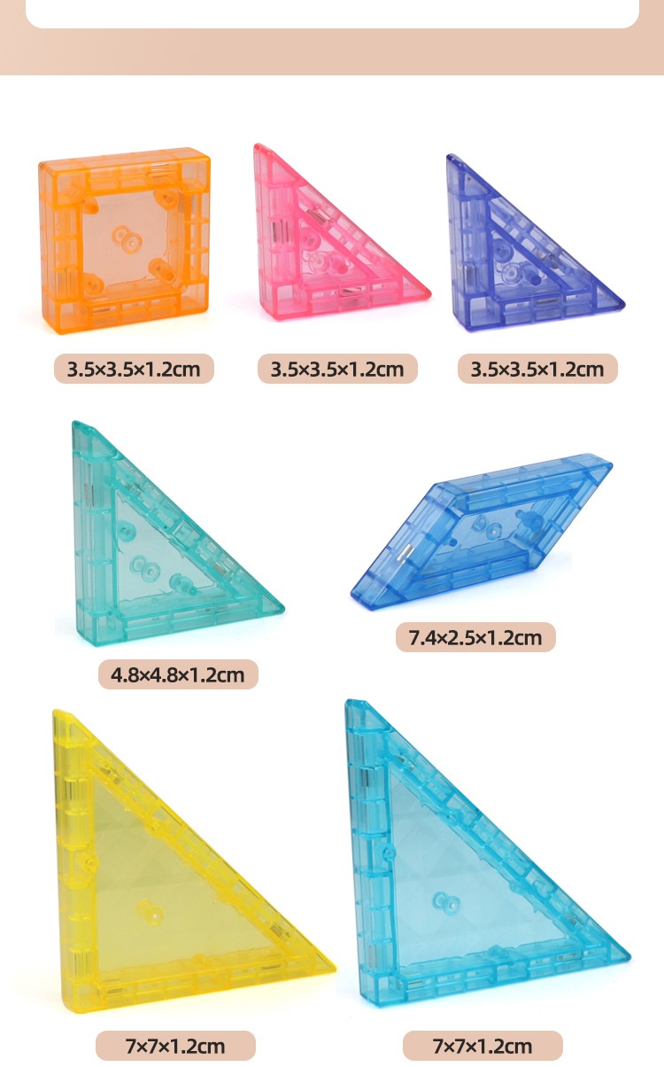 Magnetic Tangram Puzzles for First Grade Math Teaching Special Educational Toys for Kindergarten Primary School Students