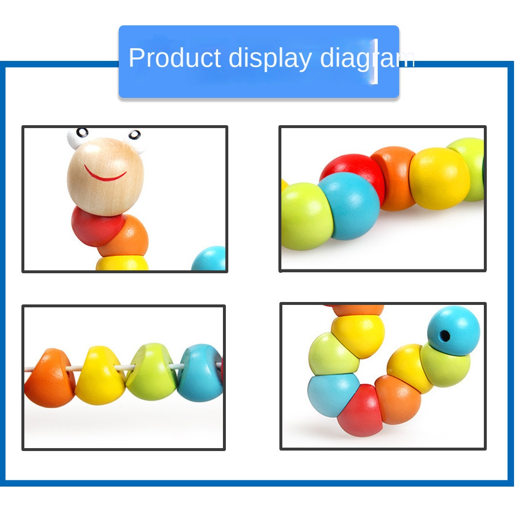 Wood Stacking Toy Detail 10