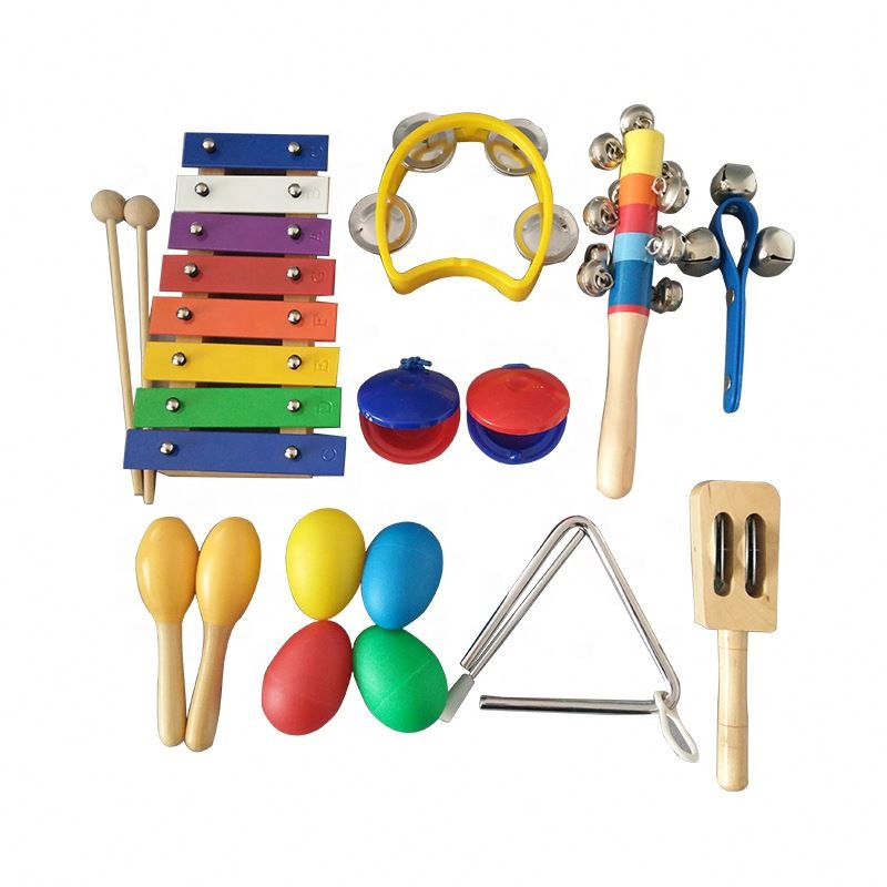 Safe Educational Music Toy Kit Professional Preschool Music Education Toys Percussion Instruments Set Music Early Learning Toys