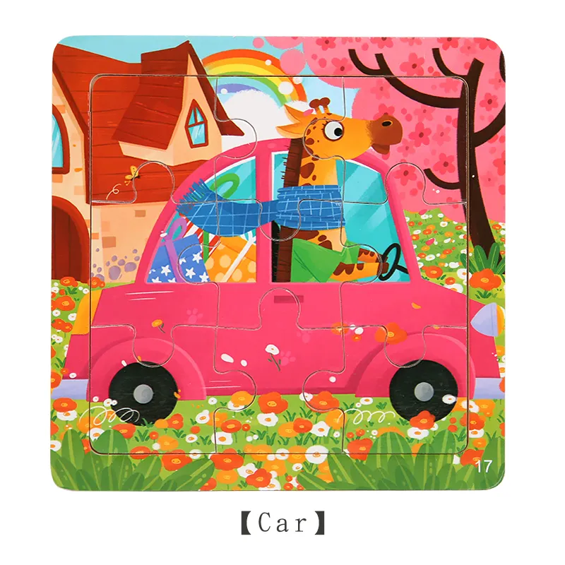 Children's Wooden Jigsaw Puzzle Thickness Details