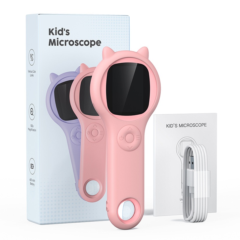 Children's Full Set LED Microscope Scientific Experiment Suit for Exploring Natural Science Education Toys Stimulating Their