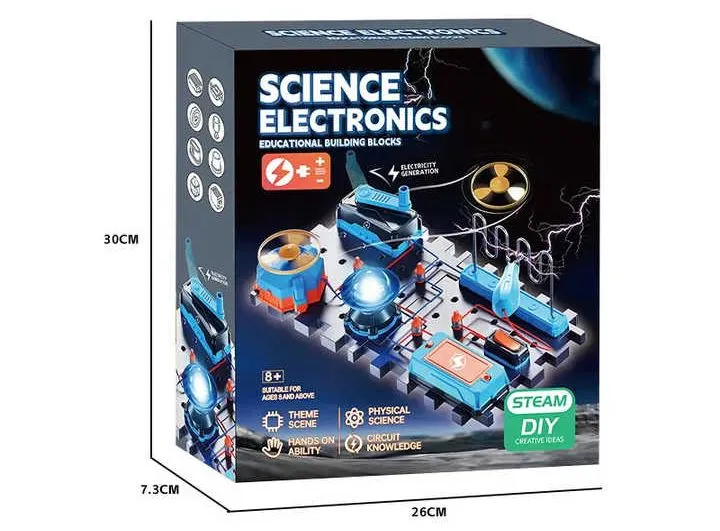 Educational Toy Stem Science Kit Experiment Set DIY Electronic Building Blocks Toys