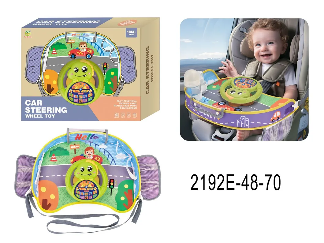 Early Childhood Education Interactive Learning Machine Kid's Steering Wheel Toy Detail 5