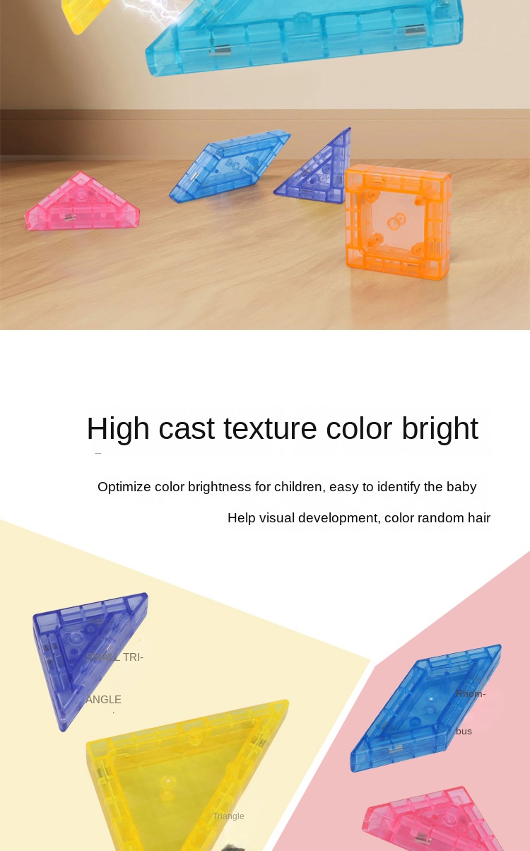 Magnetic Tangram Puzzles for First Grade Math Teaching Special Educational Toys for Kindergarten Primary School Students
