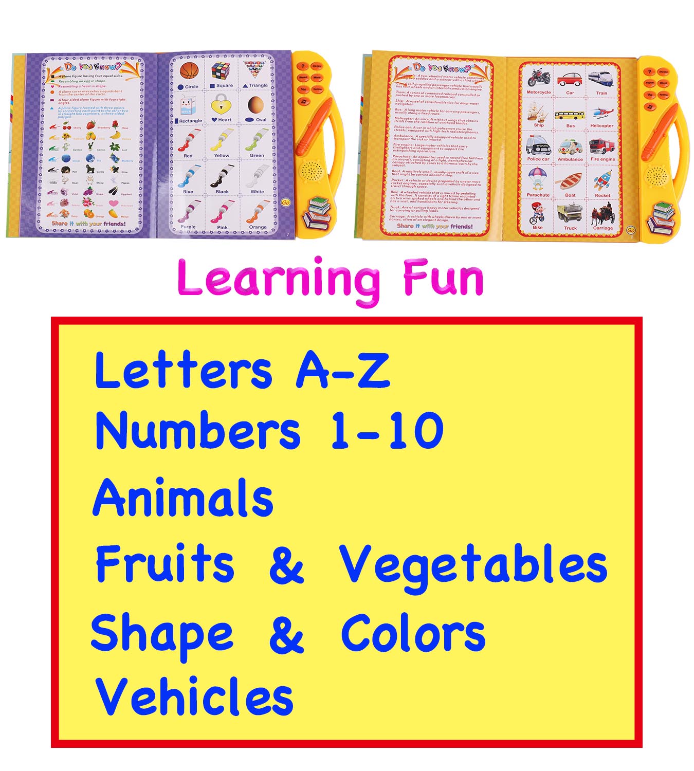 Intelligent E-Book Learning Machine English Learning Toys Shantou Toy Educational Toys for Kids Learning Various Language