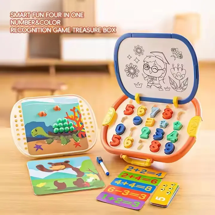 Kids Multifunctional Learning Tablet Toys Educational Drawing Board Play Puzzle Game Toy Details 5