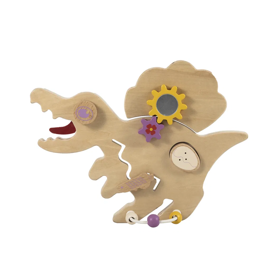 Wooden Educational Intellectual Montessori Wholesale Baby Kids Children DIY Puzzle Toys Dino Playing Puzzle