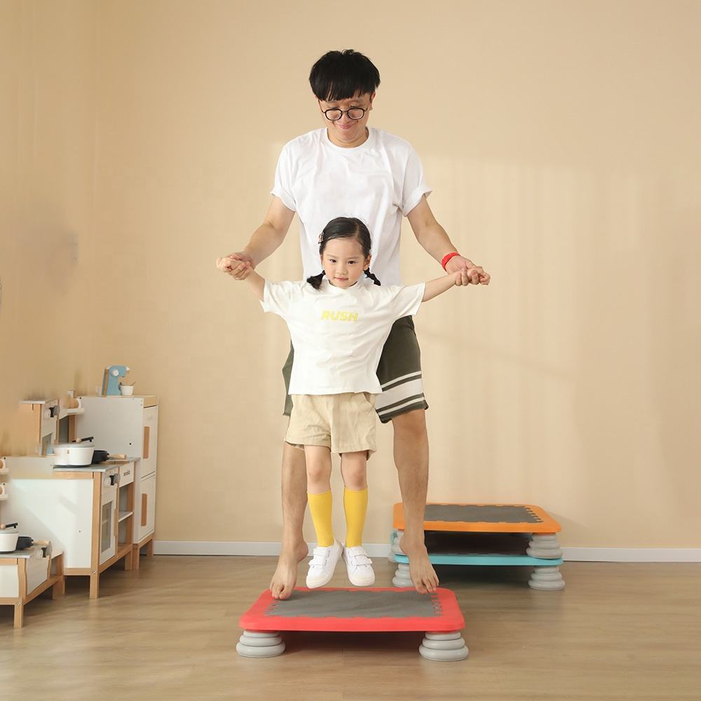 Liyou Supplier Kindergarten Kids Jumping Trampolines Sensory Toys Children's Springboard Sensory Integration Training Equipment