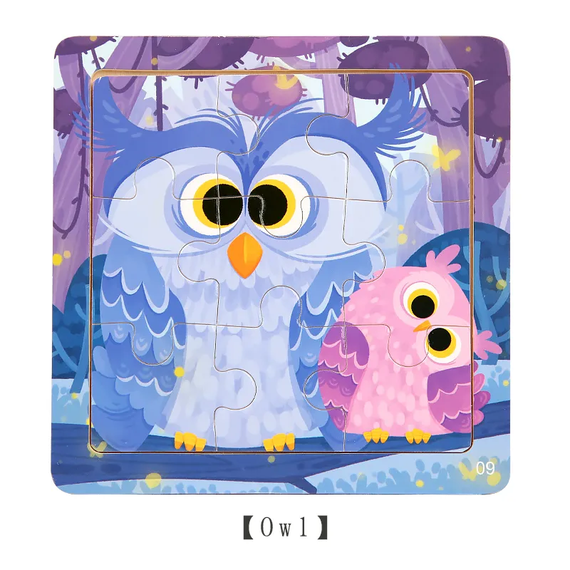 Children's Wooden Jigsaw Puzzle Backing