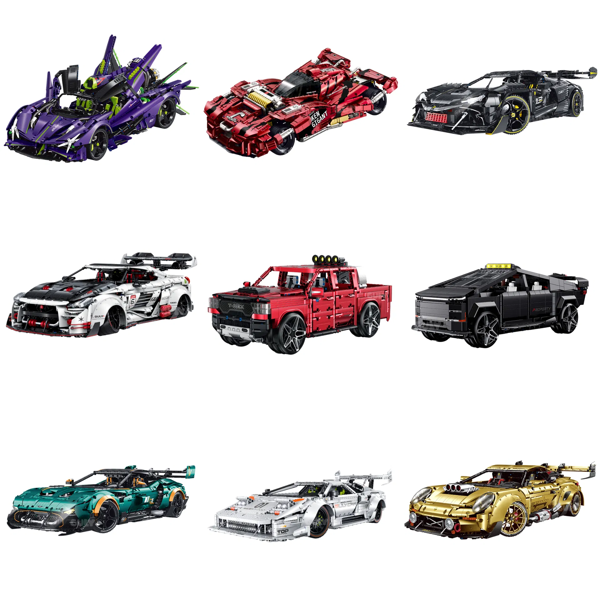 Construction Building Blocks Racing Car Compatible Montessori Plastic Learning Teaching Toys, Professional Toy Manufacturer