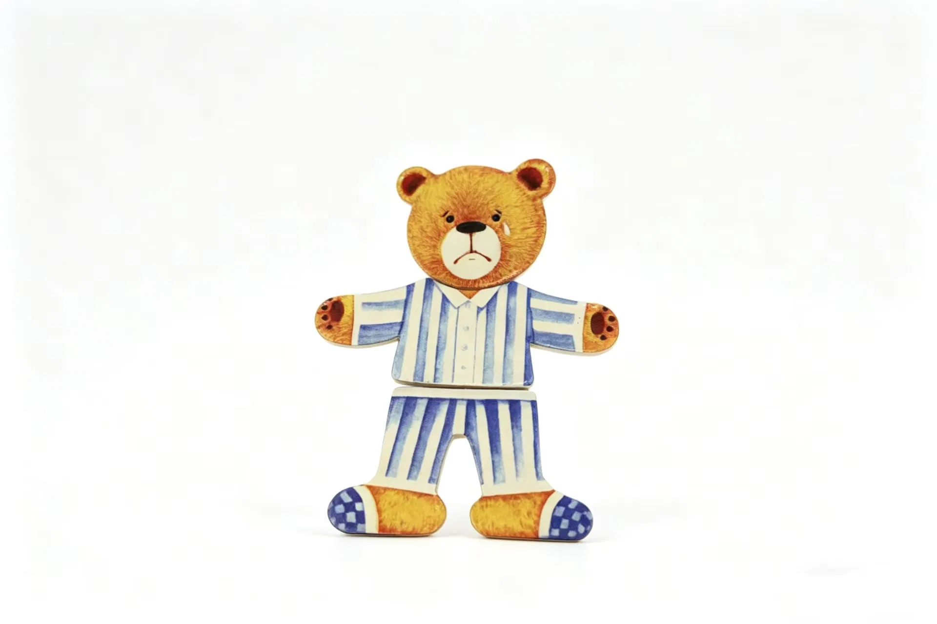 Intellectual Toys Early Learning Develop Teddy Puzzle Wooden Toy for Children