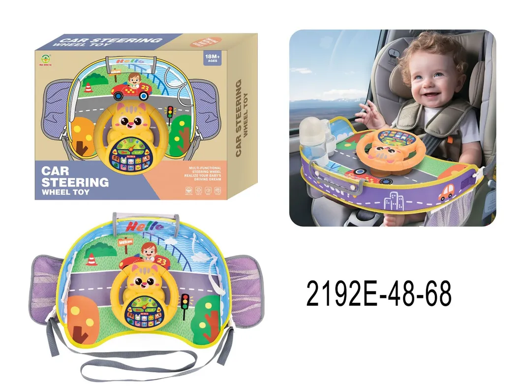 Early Childhood Education Interactive Learning Machine Kid's Steering Wheel Toy Detail 2