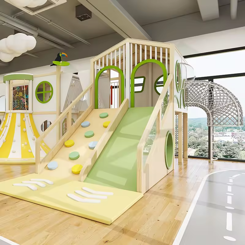 Certificated Kids Fun Land Soft Kids Indoor Playground Equipment for Children with Adventure Maze Systems for Cafe House
