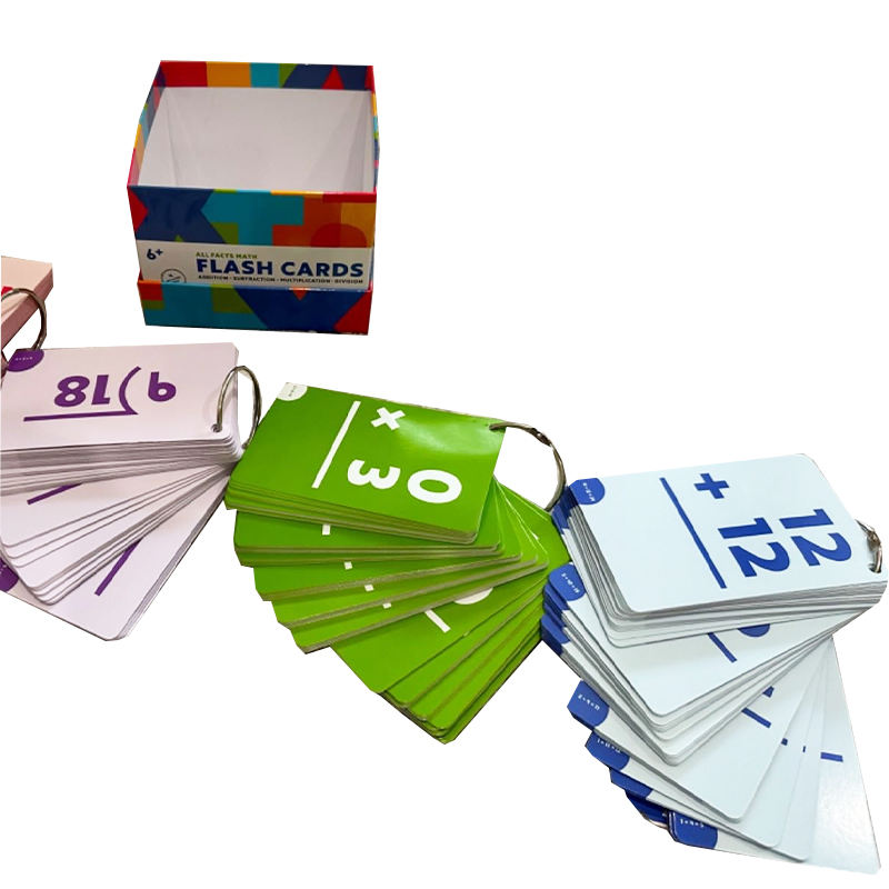 Custom Printed Learning Flash Cards Custom Education Printing Services Flash Card For Kids