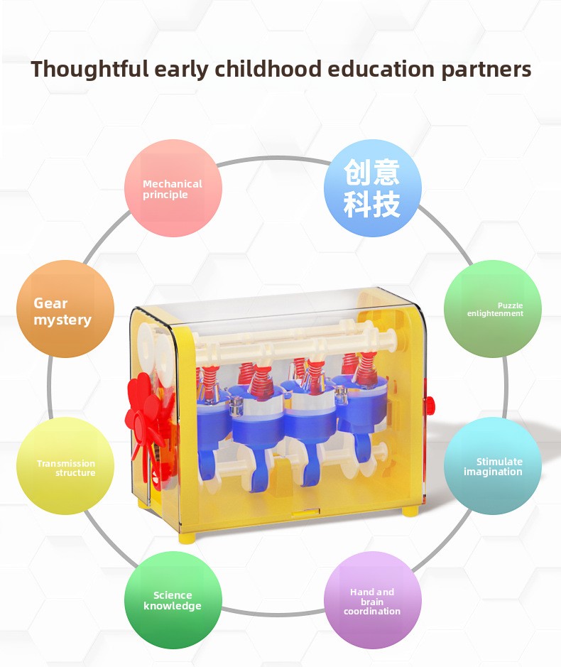 STEM Science Engineering Toy Engine Model Structure