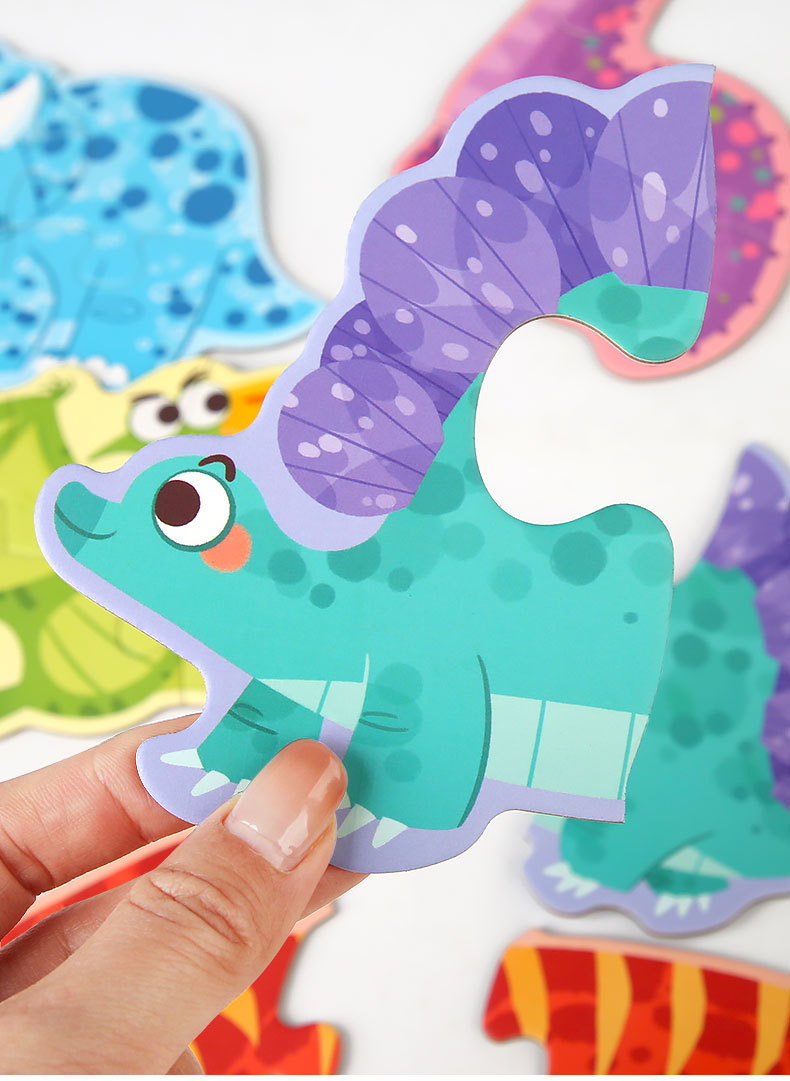 Wooden DIY Toy for 3-6 Years Old Children's Early Education Six-in-One Puzzle Kindergarten Educational Toys Animal Traffic
