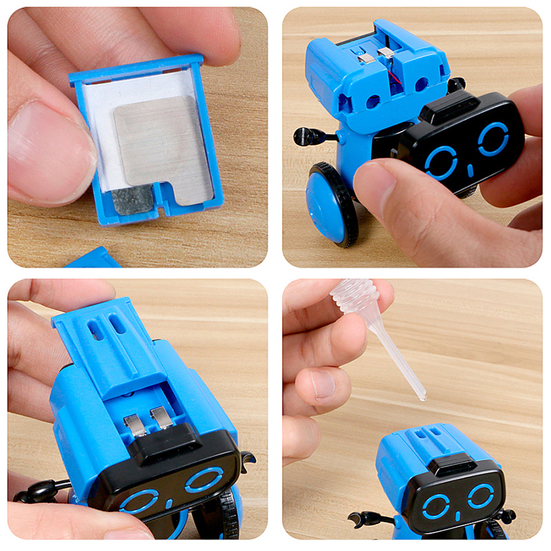 Salt Water Powered Robot DIY STEM Kit Educational Science Experiment Toy for Kids Learning Gift