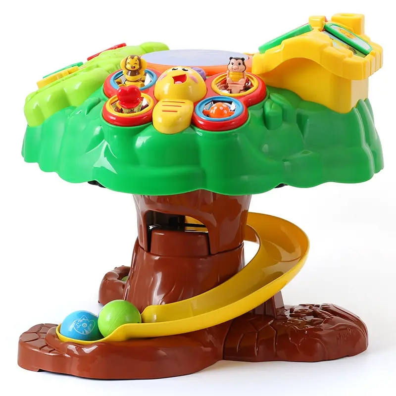 Hot Sale Early Learning Toys Educational Battery Operated Musical Multifunction Baby Wisdom Tree Toy