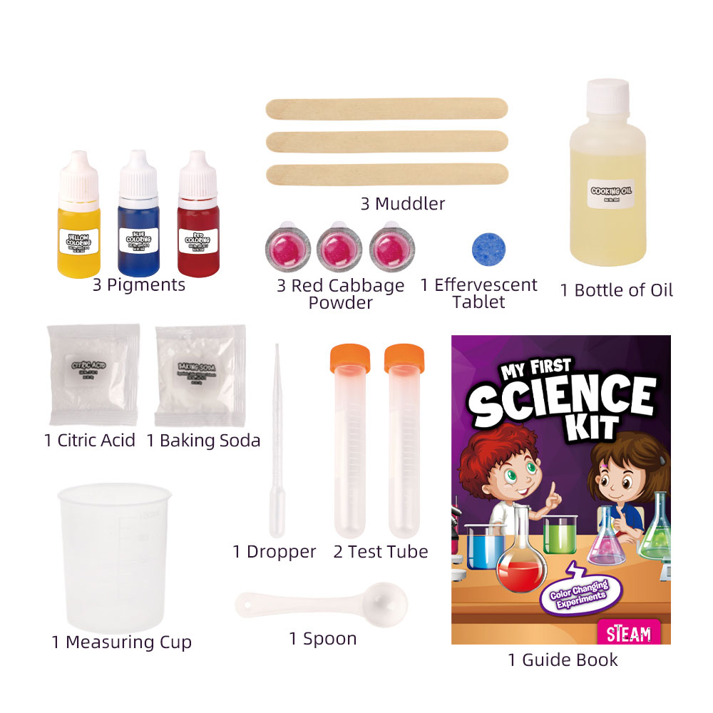 Wholesale Customize Logo Science Experiment Toys Chemistry Lab Color Changing Experience Kits