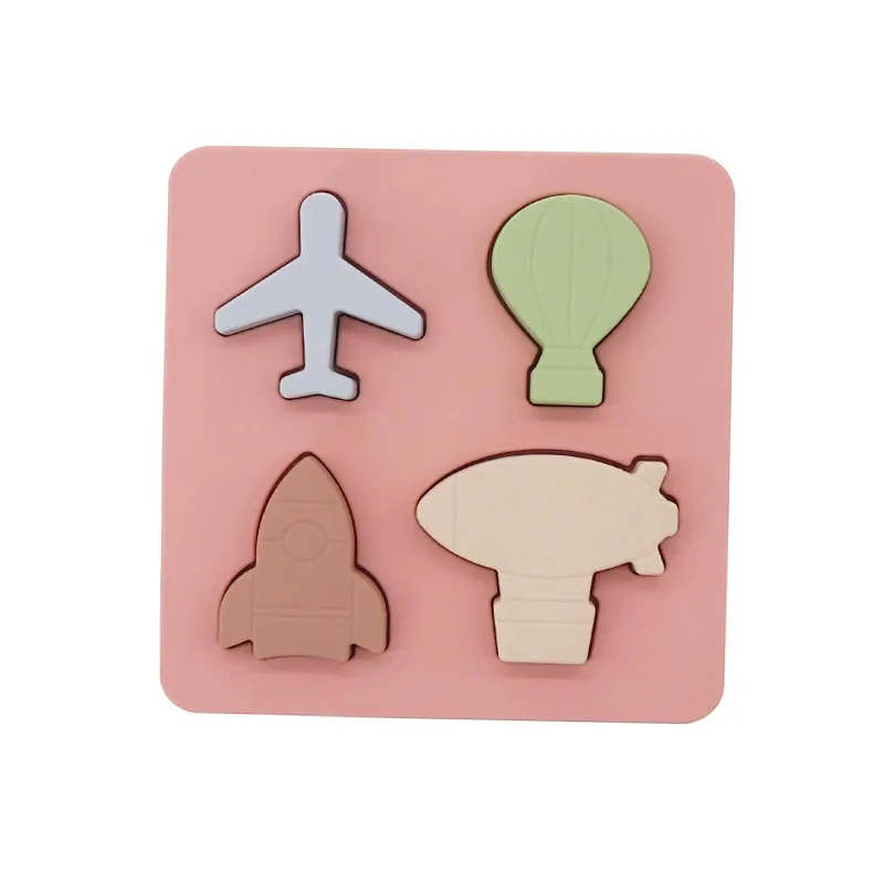 BPA Free Silicone Puzzle Toy for Toddlers Montessori Learning Board