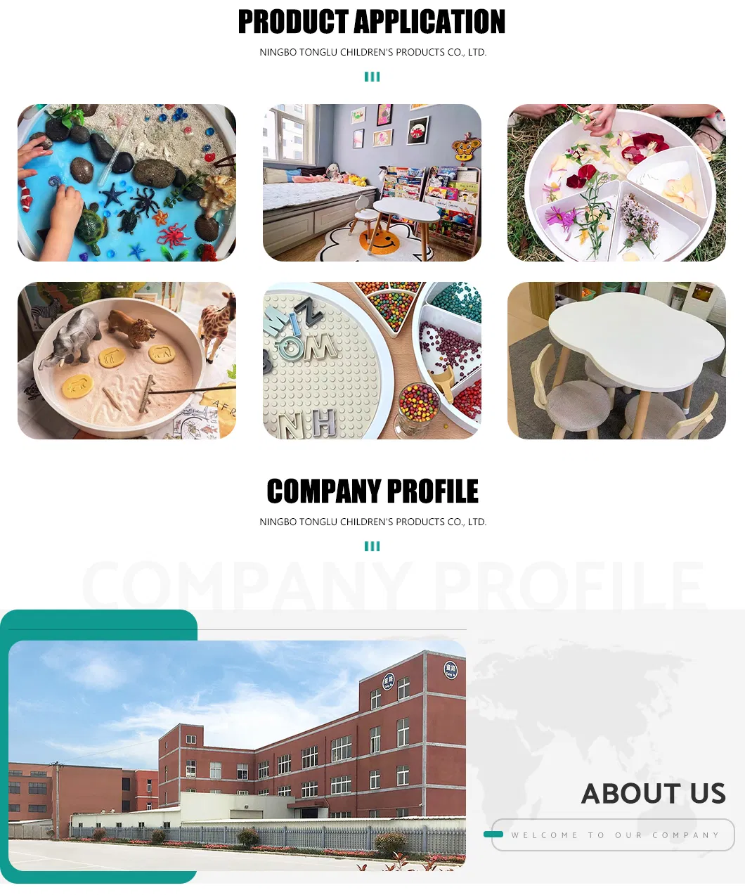 Product Application Display