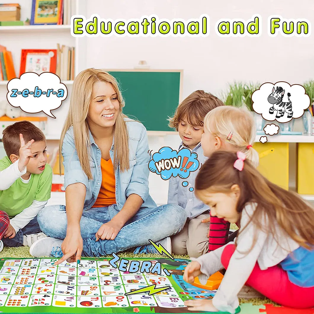 Education Toy Learning Poster Christmas Birthday Gifts Interactive Alphabet Wall Chart Toy