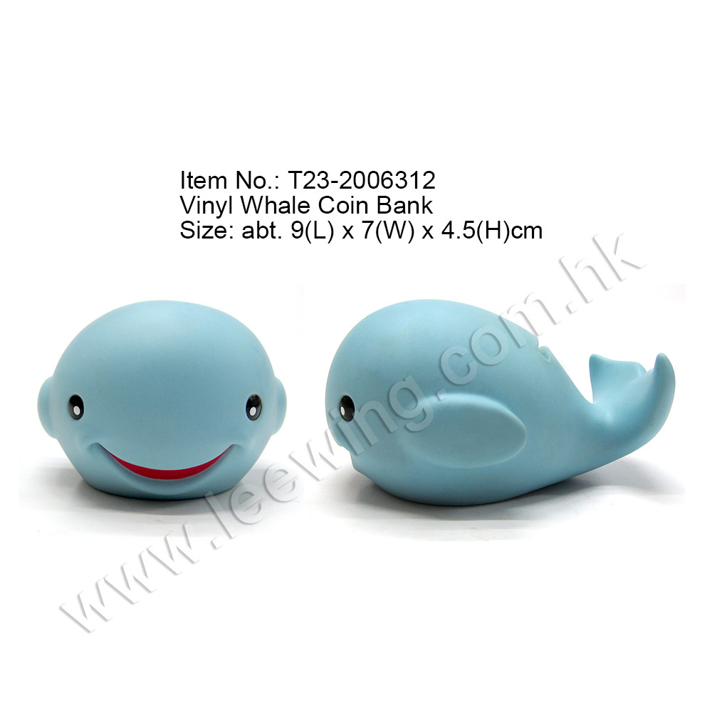 Education Small Rubber Blue Whale Bath Squirt Toy