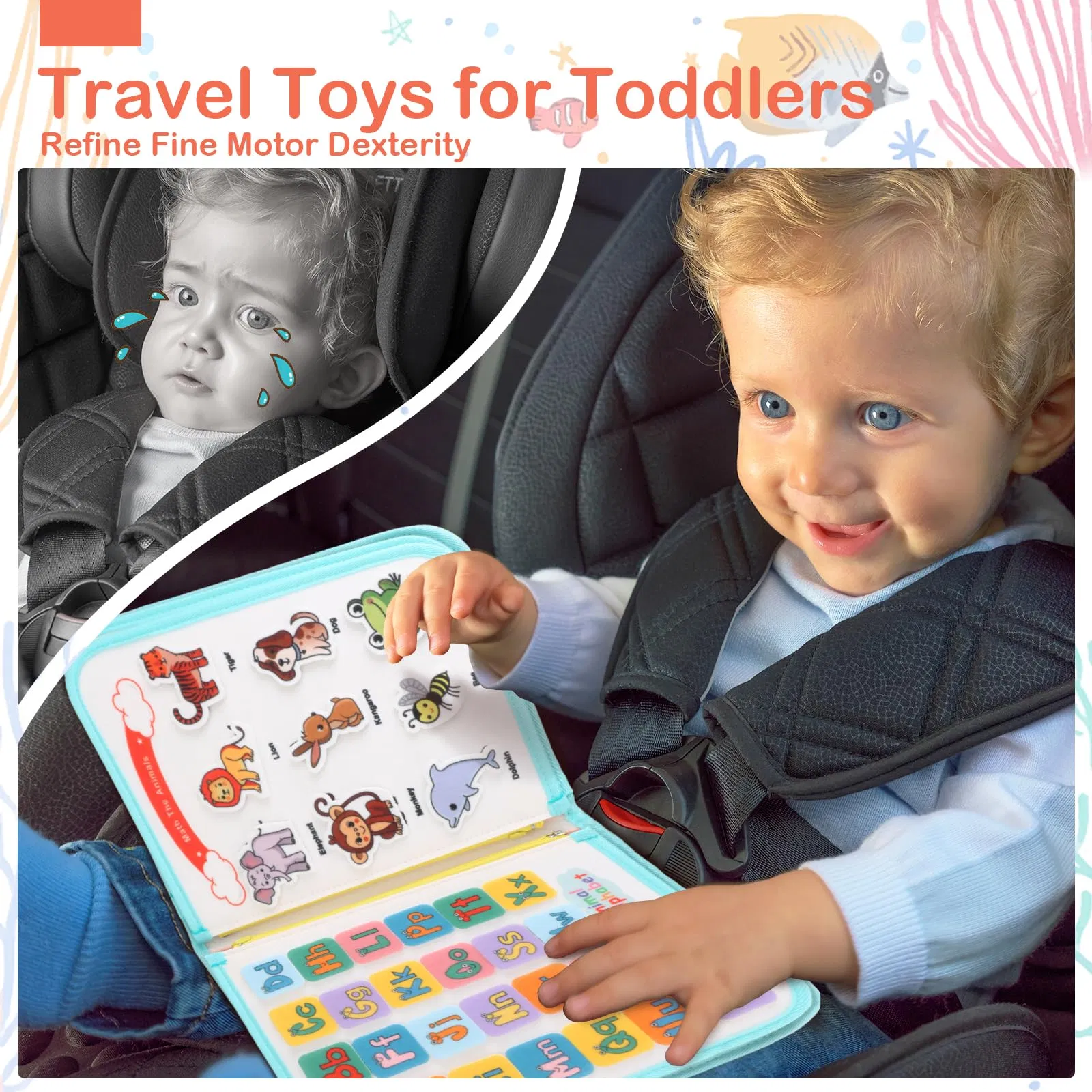 Activity Busy Board Felt Educational Toy and Popular Toys for Kids' Early Learning Skill