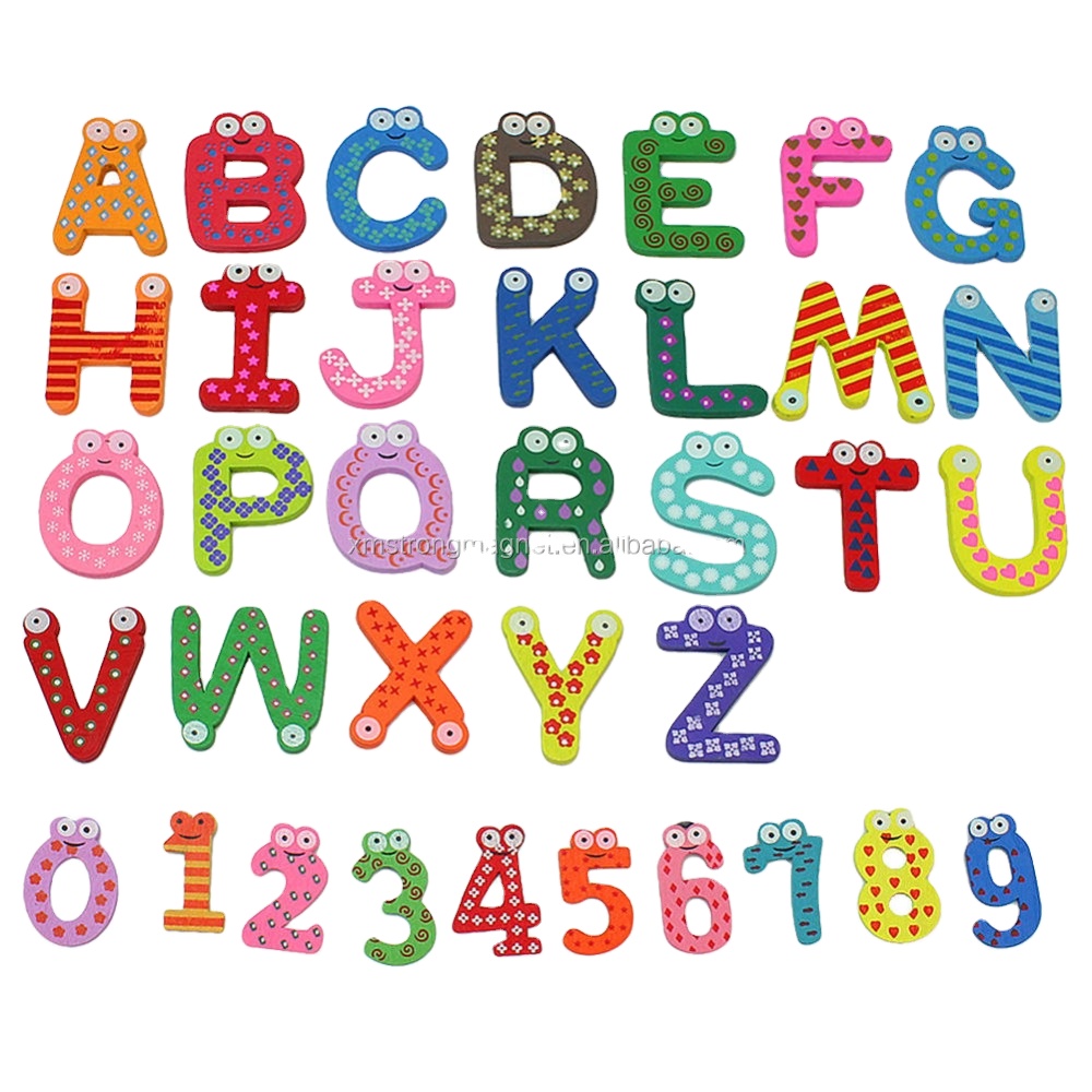 Magnetic Letters for Teaching