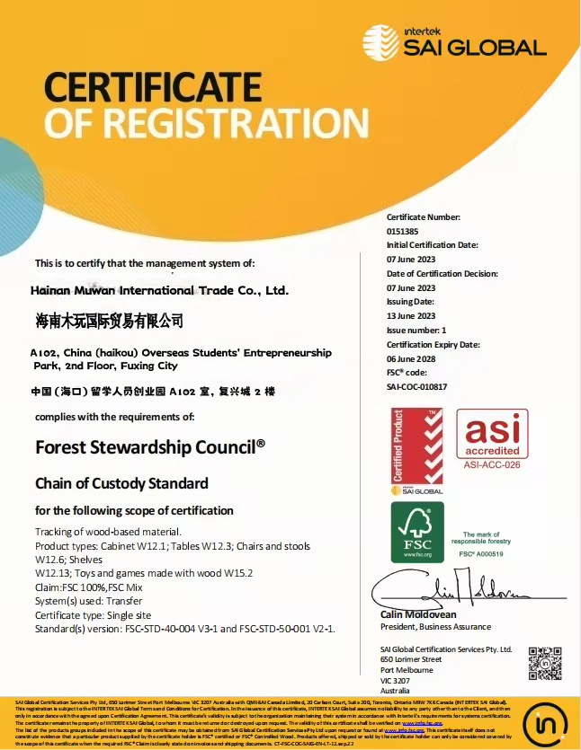 FSC Certificate