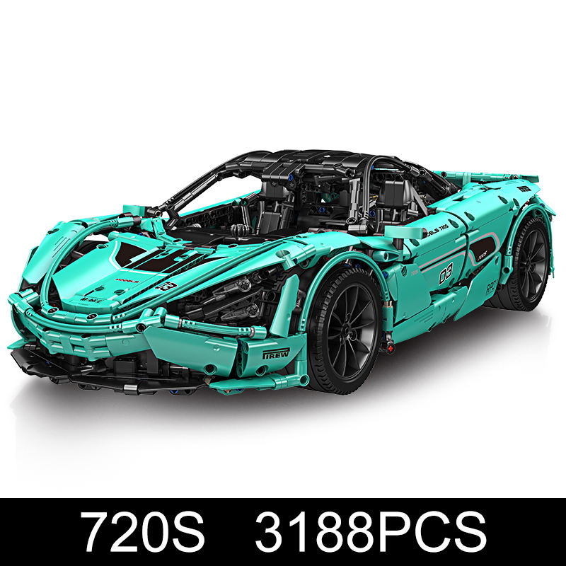 Mould King 13167 Model Sport Racing Car 1:8 720S Building Blocks MOC 46762 Kids DIY Educational Bricks 3188pcs With Motor