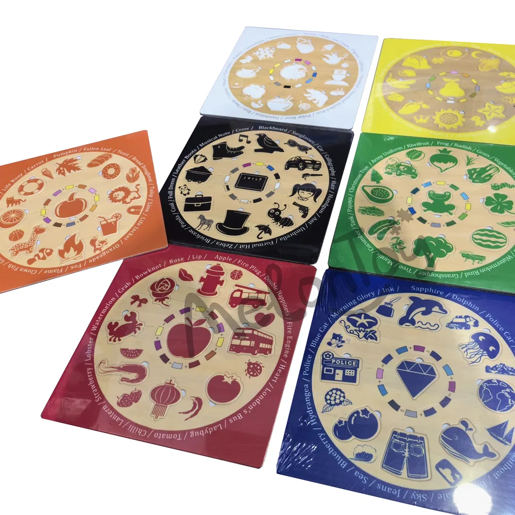 Custom Playing Card Learning Alphabet Toys Puzzle Educational Toys Color English Word Pattern Learning Fun Match Game