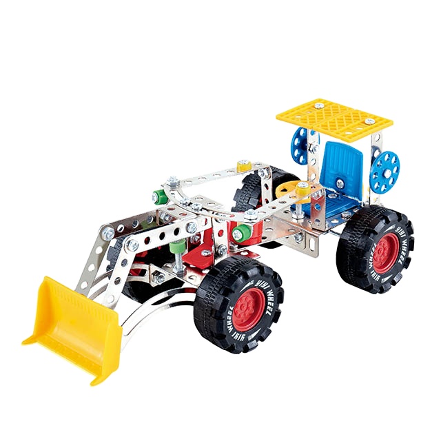 Intelligence 3D Building Block Assemble Toys Educational DIY Metal Puzzle Assembly Kit Engineering Vehicle