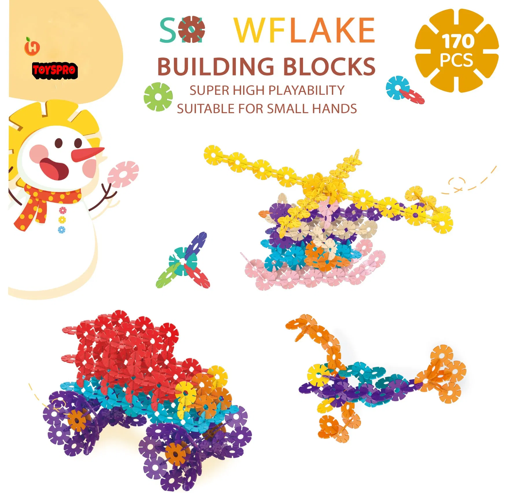 Building Chips Interlocking Disc Construction Blocks Learning Early Education Toy Engineering Playset Child Brain Development for Toddlers Girls Boys Kids Age 3