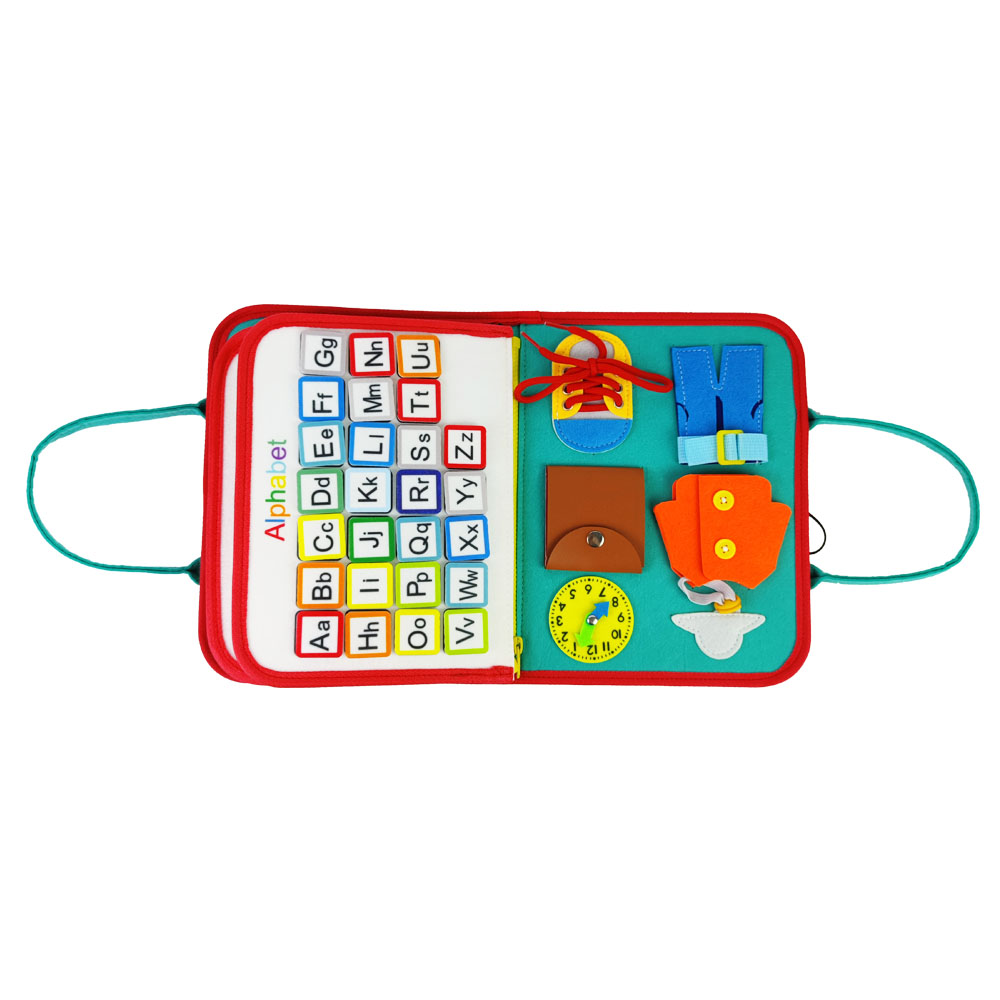 Busy Board Montessori Toys Autism Preschool Activities Board Sensory Board for Toddler Learning Fine Motor Skills