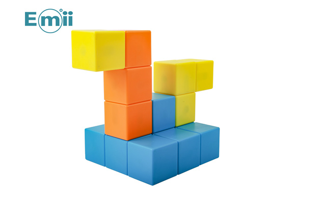 Emii Stem Educational Toys Magnetic Building Blocks Amazon Hot-Sale Magnetic Cubes for Kids